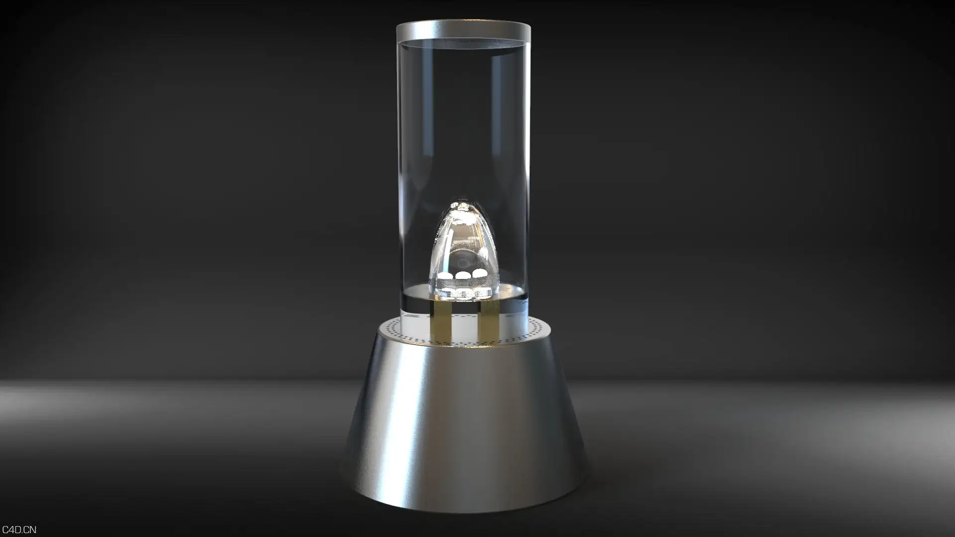 蓝牙音箱灯具 - C4D之家 - 蓝牙音箱灯具