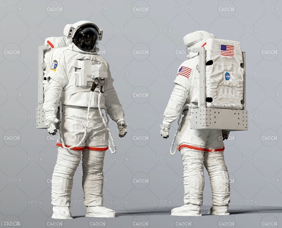 高精度宇航员3D模型 Spacesuit NASA Apollo 11 and Renderhub EMU NASA Space Suit - C4D之家 - spacesuit-nasa-emu-safer-3d-model-max-obj-fbx-blend-abc.jpg
