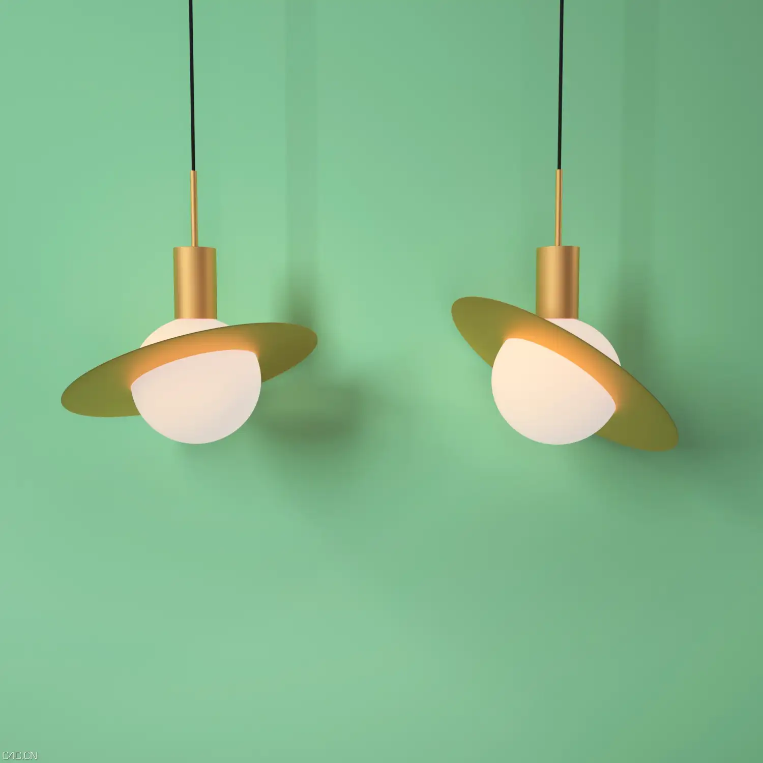 C4D 小吊灯 - C4D之家 - 后现代吊灯.jpg