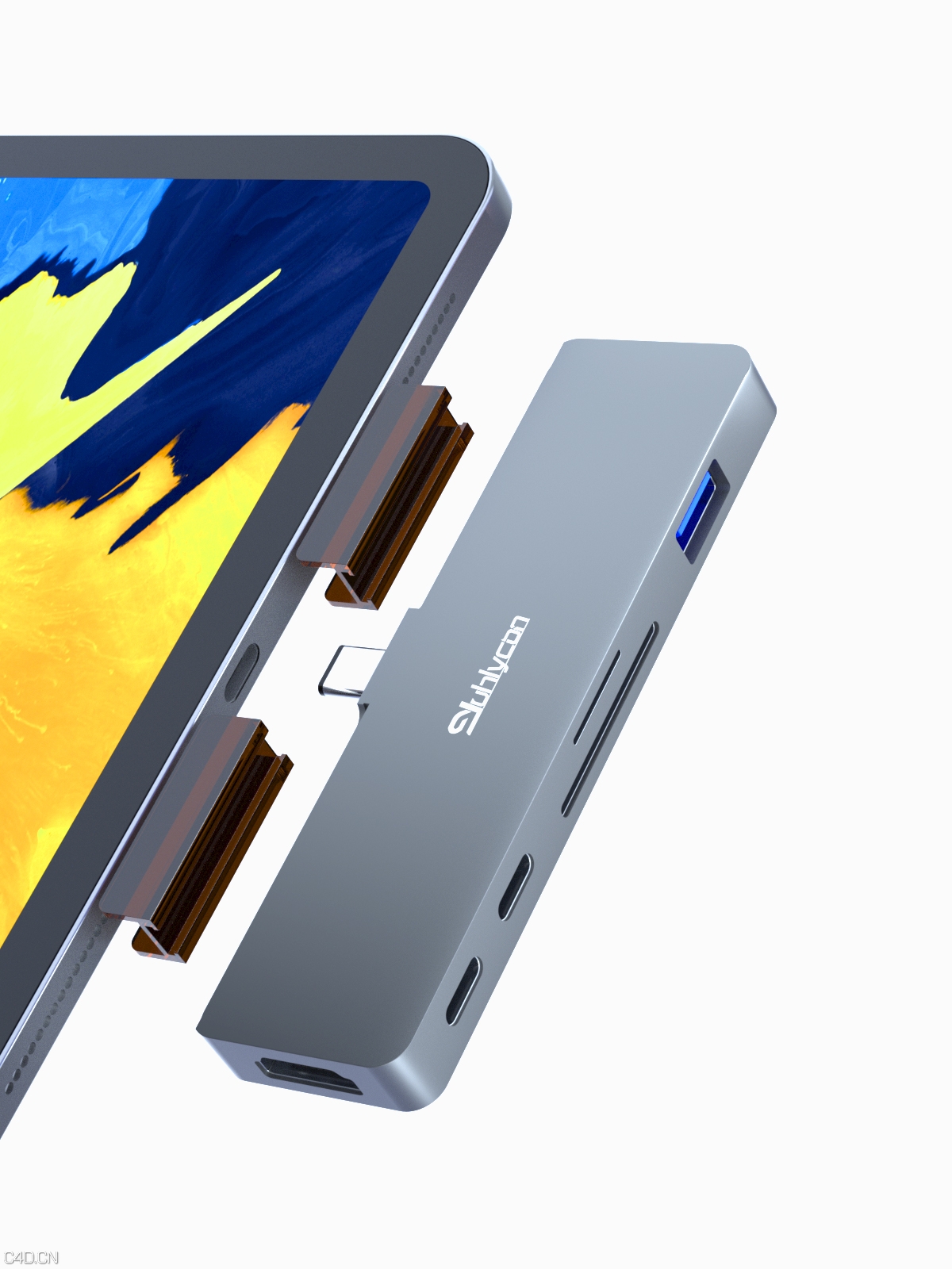 ipad 扩展坞 fine模型 - C4D之家 - aaa0087.jpg