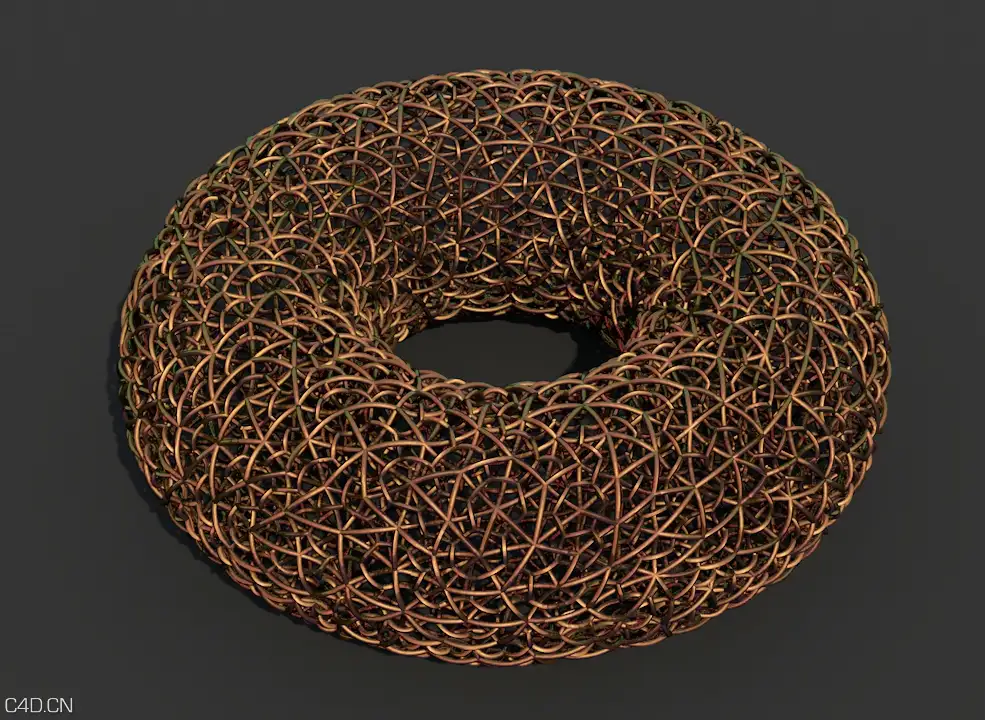 交叉编织圆环 interweave