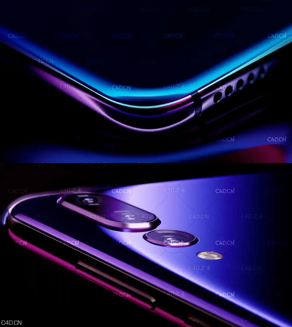 苹果手机 iphone手机OC渲染模型