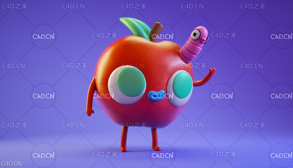 卡通苹果玩偶角色动画模型 apple vinyl toy - C4D之家 - Gumroad-Character-Project-File-from-Vinyl-Toy-Textures-in-Cinema-4D.jpg