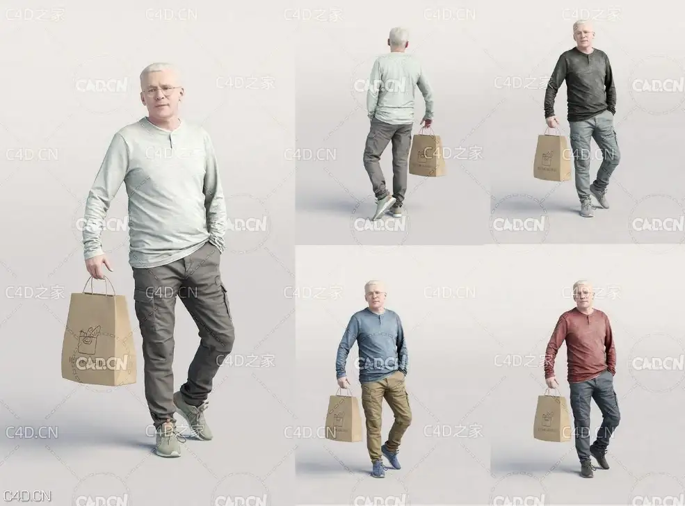 拎着手提袋的国外男性3D人物扫描模型 Casual man walking with shopping bag - C4D之家 - Humano-Casual-man-walking-with-shopping-bag-0217-3D-model.jpg