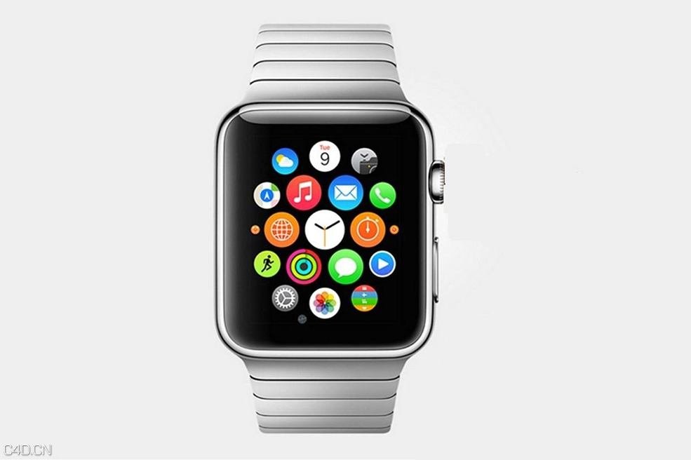 苹果手表C4D模型 Apple Watch - C4D之家 - pic.jpg