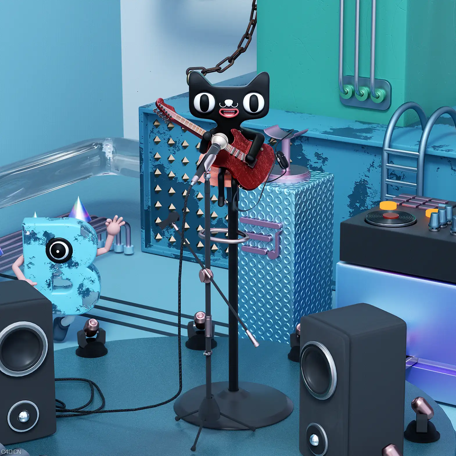 猫哥乐队 - C4D之家 - 天猫.png