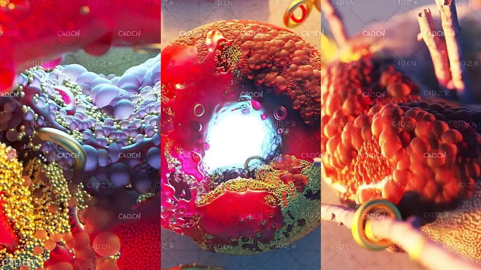 C4D使用XP粒子制作液体甜甜圈粒子动画 Create a Liquid Donut using X-Particles