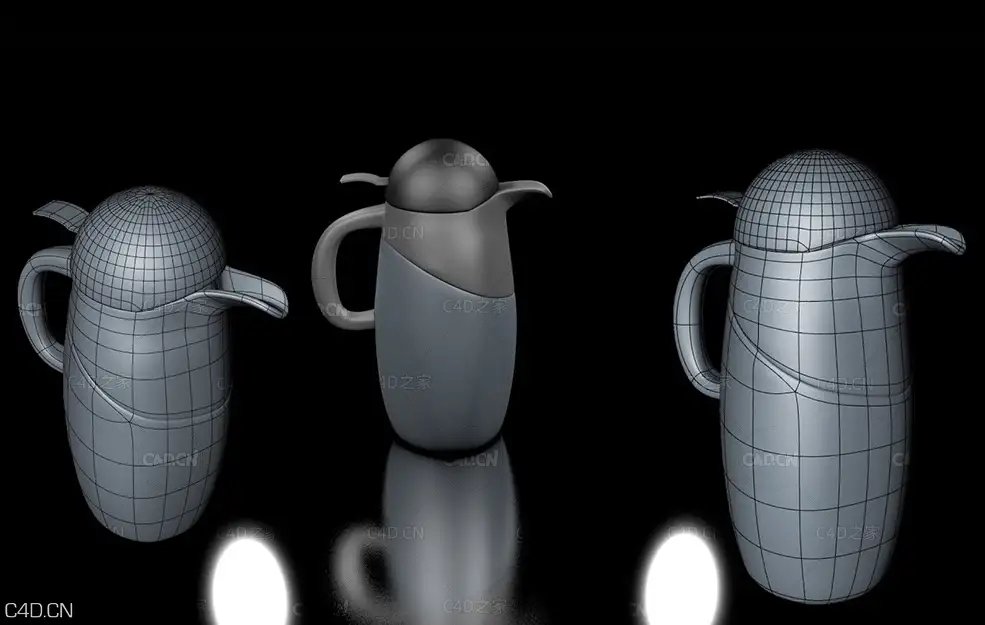 C4D咖啡壶建模视频教程 CINEMA 4D COFFEE POT MODELING - C4D之家 - CINEMA 4D COFFEE POT MODELING.jpg