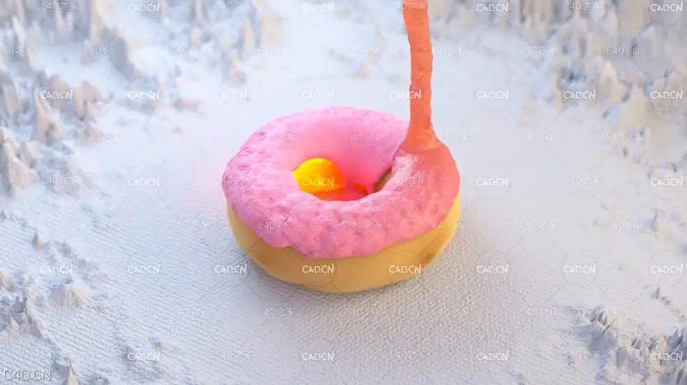 C4D配合Realflow+Houdini制作流体甜甜圈生长动画教程（含工程文件） - C4D之家 - 2.jpg