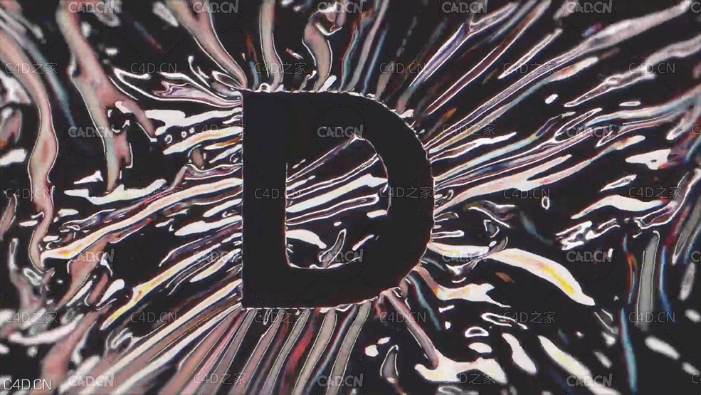 C4D布料文字 布料皱褶缝制的文字动画教程 Tipografia con tela Cinema 4d - C4D之家 - 1.jpg