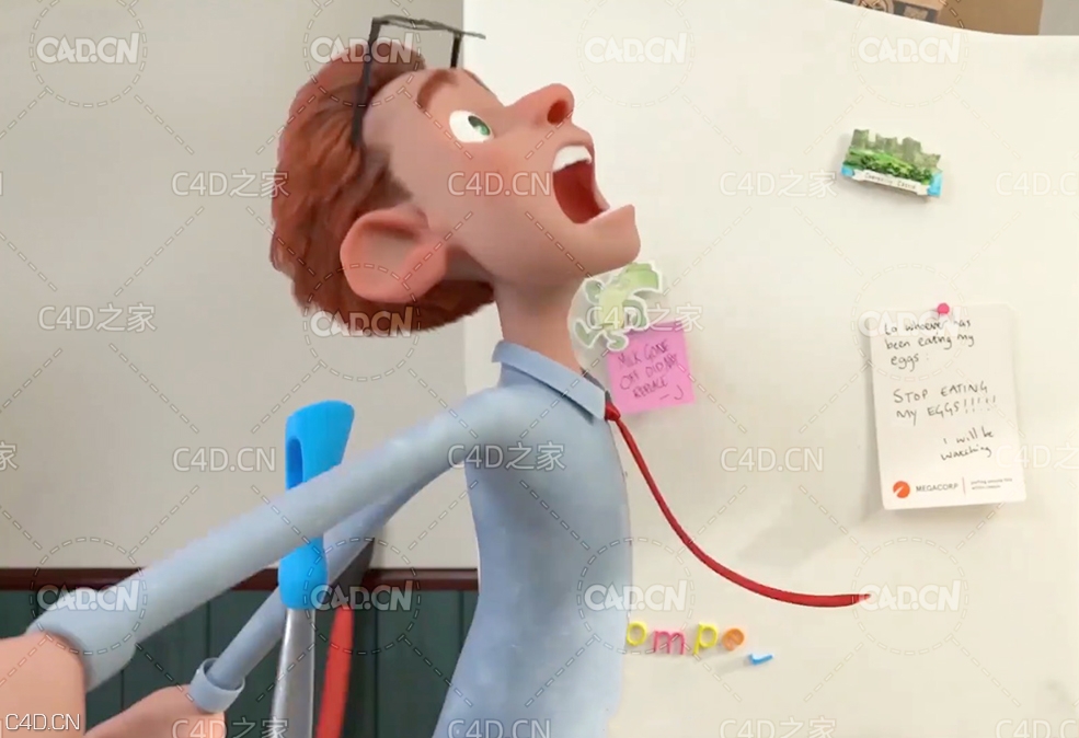 C4D人物动画绑定中文字幕教程 - C4D之家 - 1.jpg