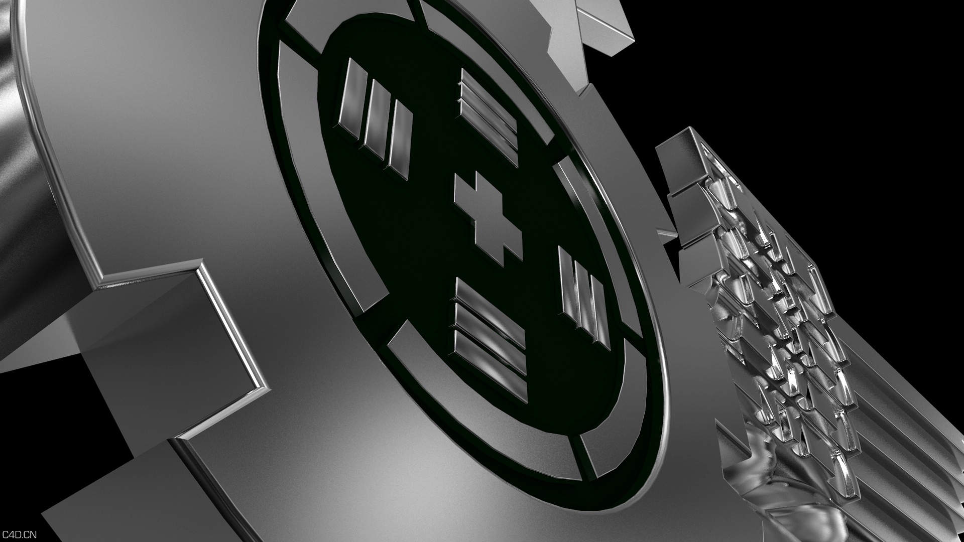 陆军胸标模型 - C4D之家 - 陆军标2.jpg