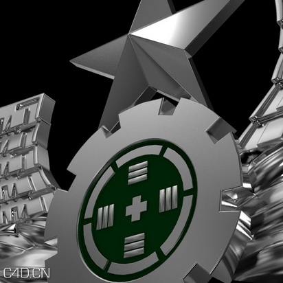 陆军胸标模型 - C4D之家 - 陆军标1111.jpg