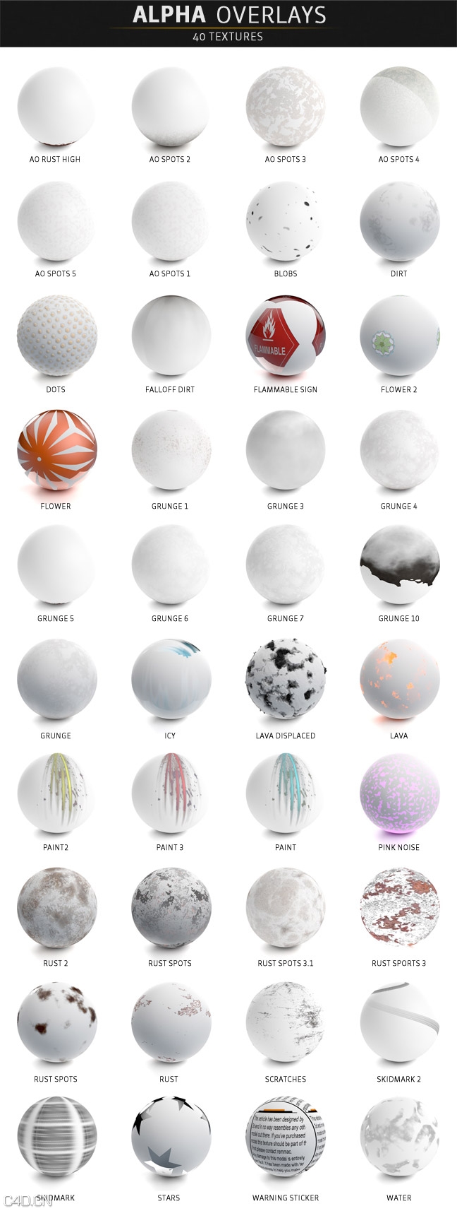 500+材质包 - C4D之家 - Alpha-Overlays.jpg