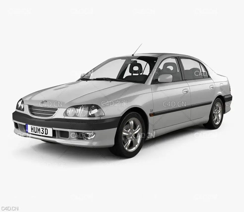 丰田汽车C4D模型 Toyota Avensis sedan 1997 3D model - C4D之家 - Toyota_Avensis_Mk1_T220_sedan_1997_1000_0001.jpg