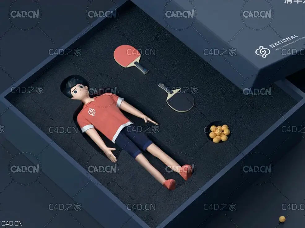 C4D+OC+教程:c4d角色IP包装 c4d角色建模 骨骼绑定全过程(1) - C4D之家 - 1.jpg