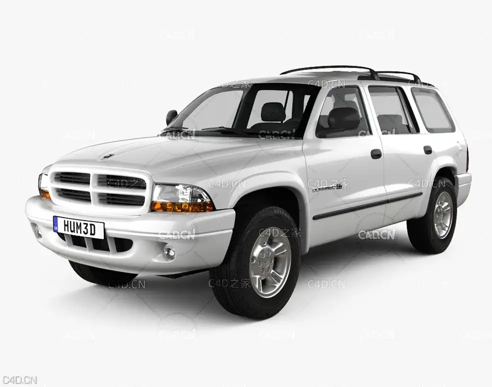 道奇杜兰戈越野车 Dodge Durango 1997 3D model