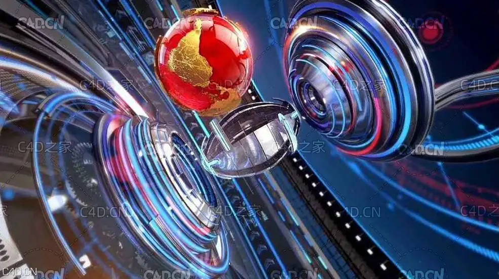 23集C4D动态图形板块详细讲解中文字幕视频教程