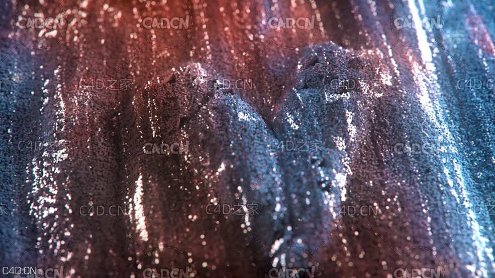 C4D使用X-Particles制作粒子沙起伏动画教程（含练习工程文件）