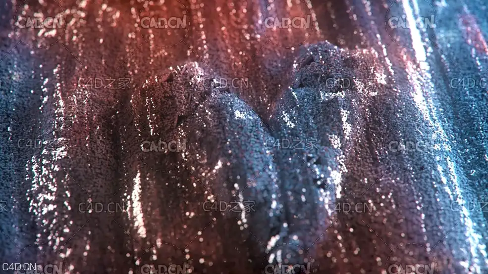 C4D使用X-Particles制作粒子沙起伏动画教程（含练习工程文件）