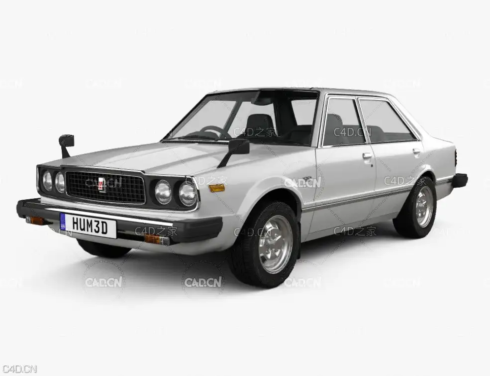 1977款本田雅阁轿车 Honda Accord sedan 1977 3D model