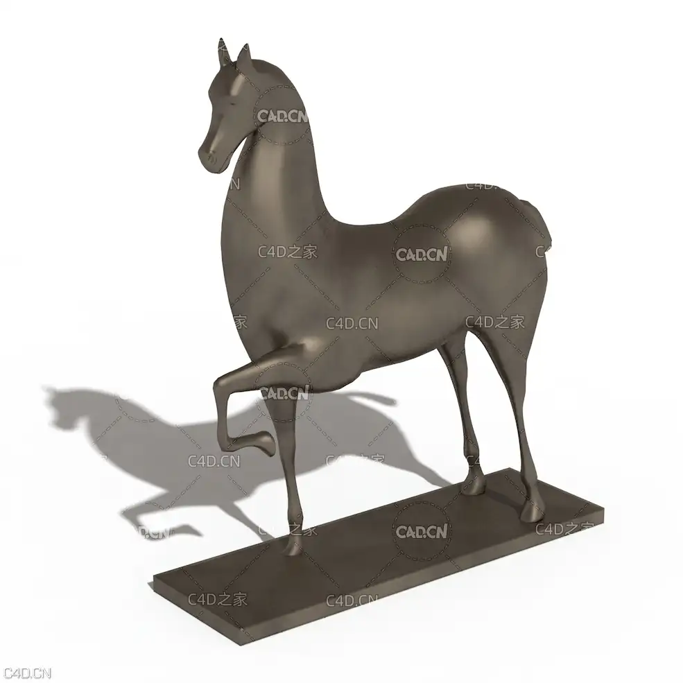 小马雕像 马雕塑 铜马 马工艺品 小马装饰摆件 Statuette horse