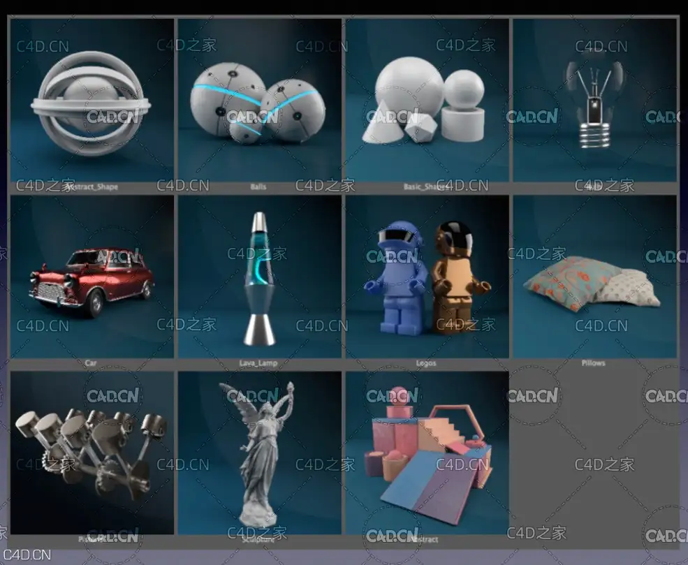 阿诺德C4D场景案例工程 HDRI素材 灯光环境 Arnold Light Suite C4D - C4D之家 - ALS_Install-6.jpg