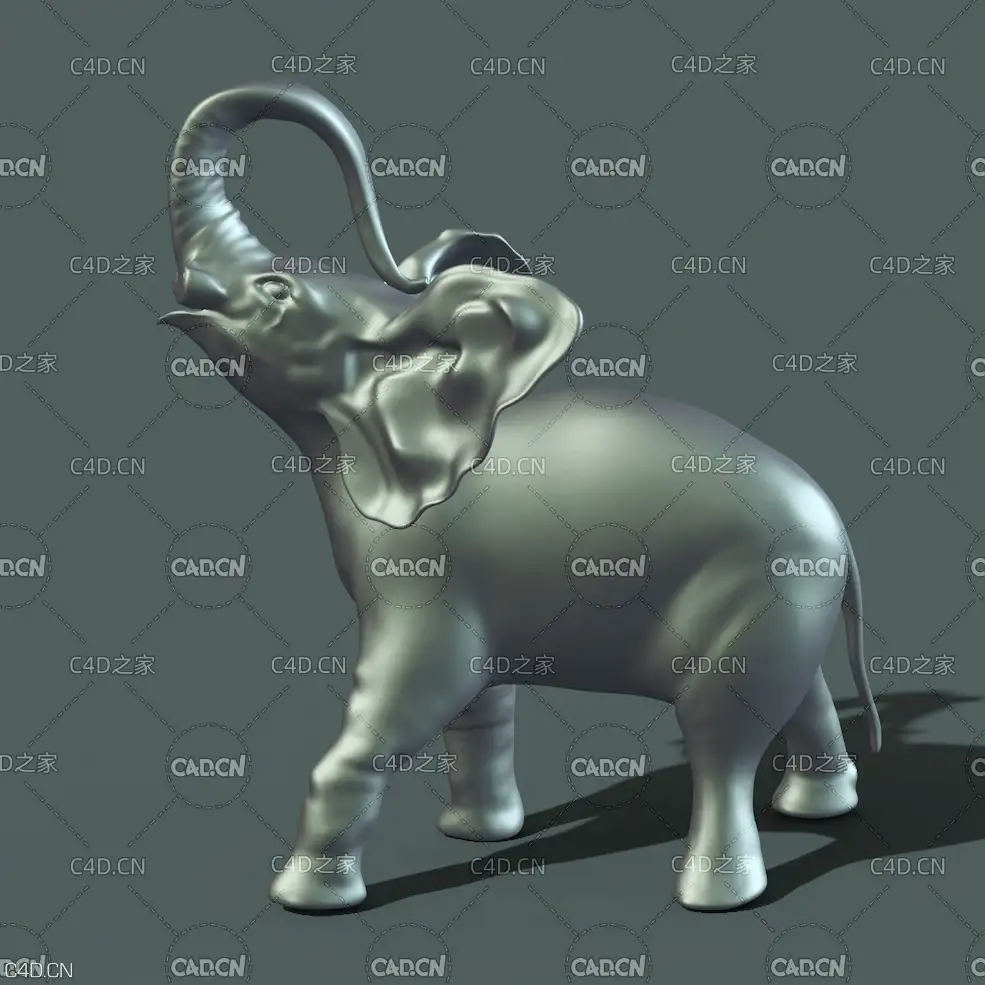 大象雕塑 Statuette elephant