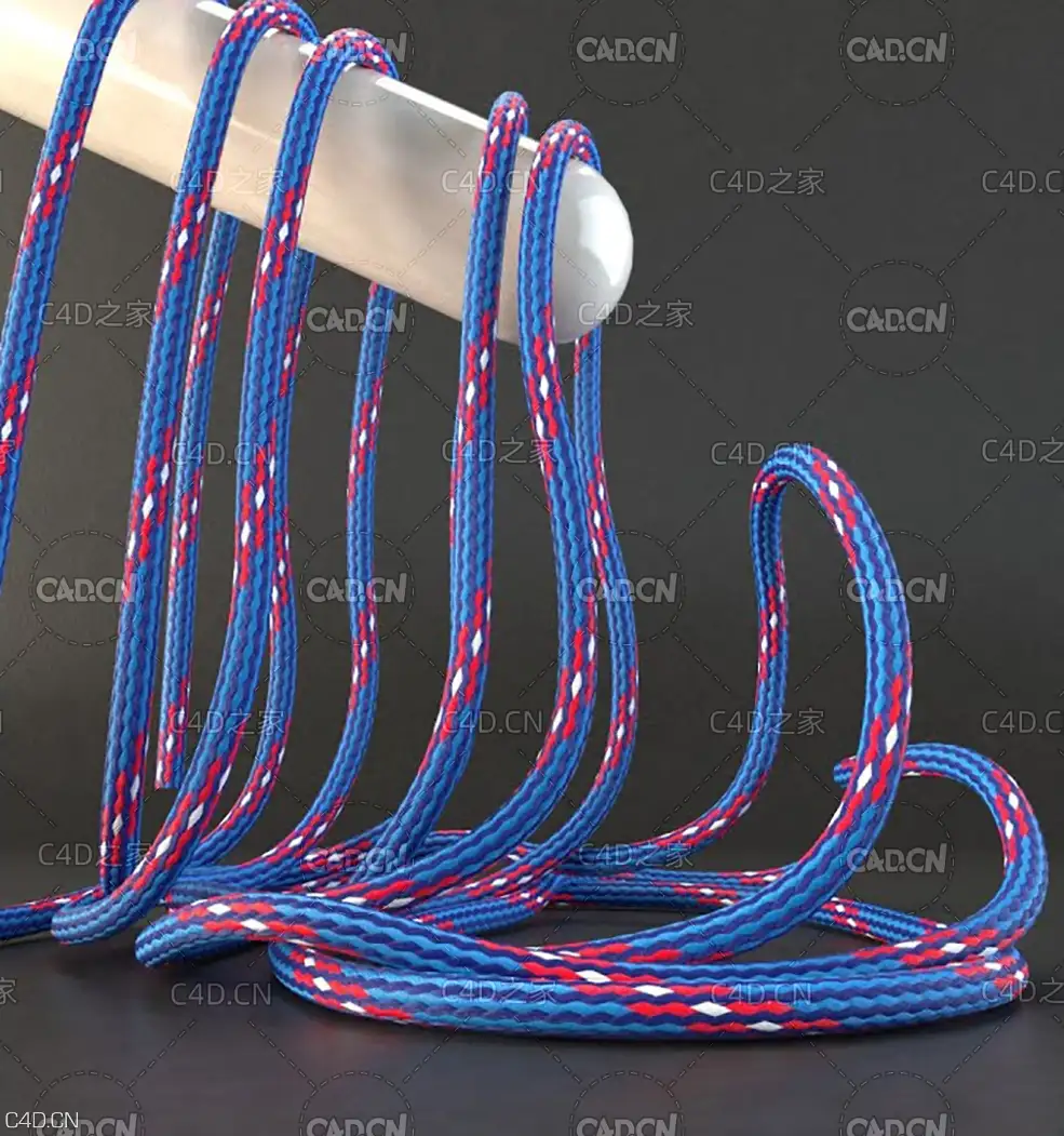 C4D使用HoRope插件制作动态绳索模拟教程