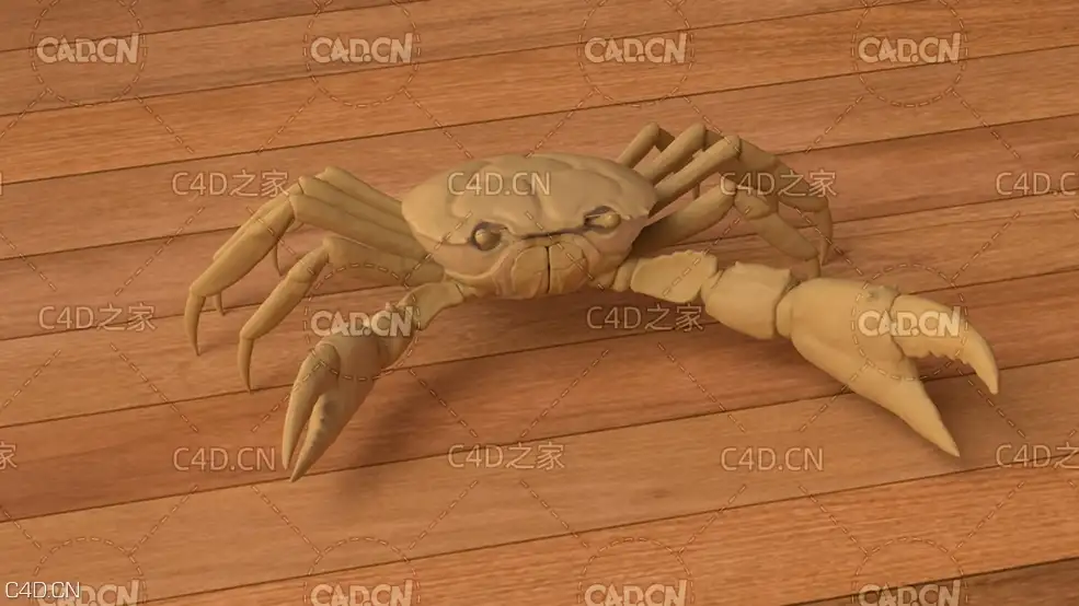 螃蟹C4D模型 crab - C4D之家 - crab_6.jpg