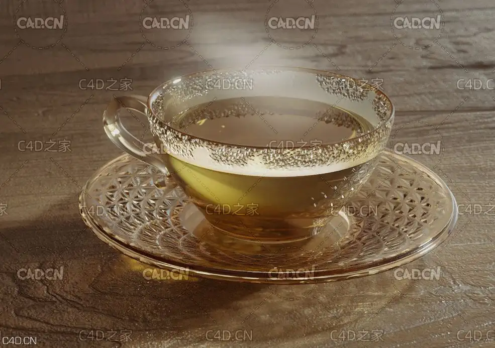 C4D Corona 茶杯焦散渲染中文视频教程