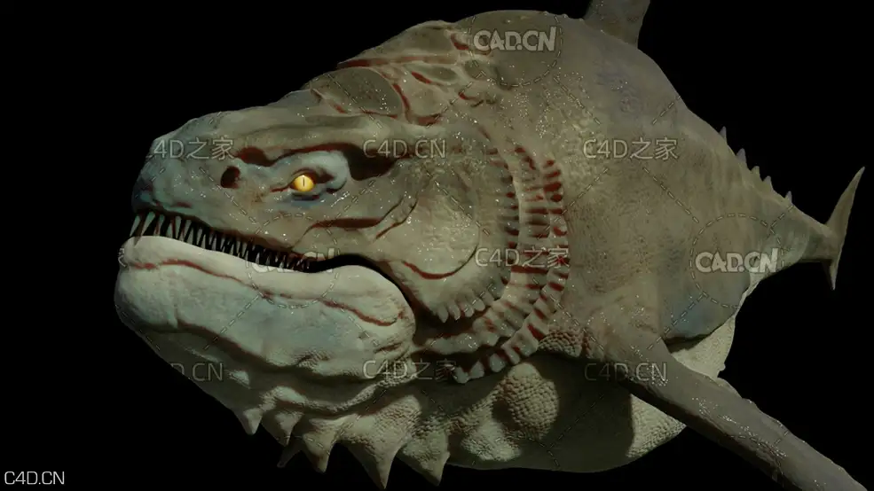 深海怪兽 海兽 sea beast - C4D之家 - v8.jpg