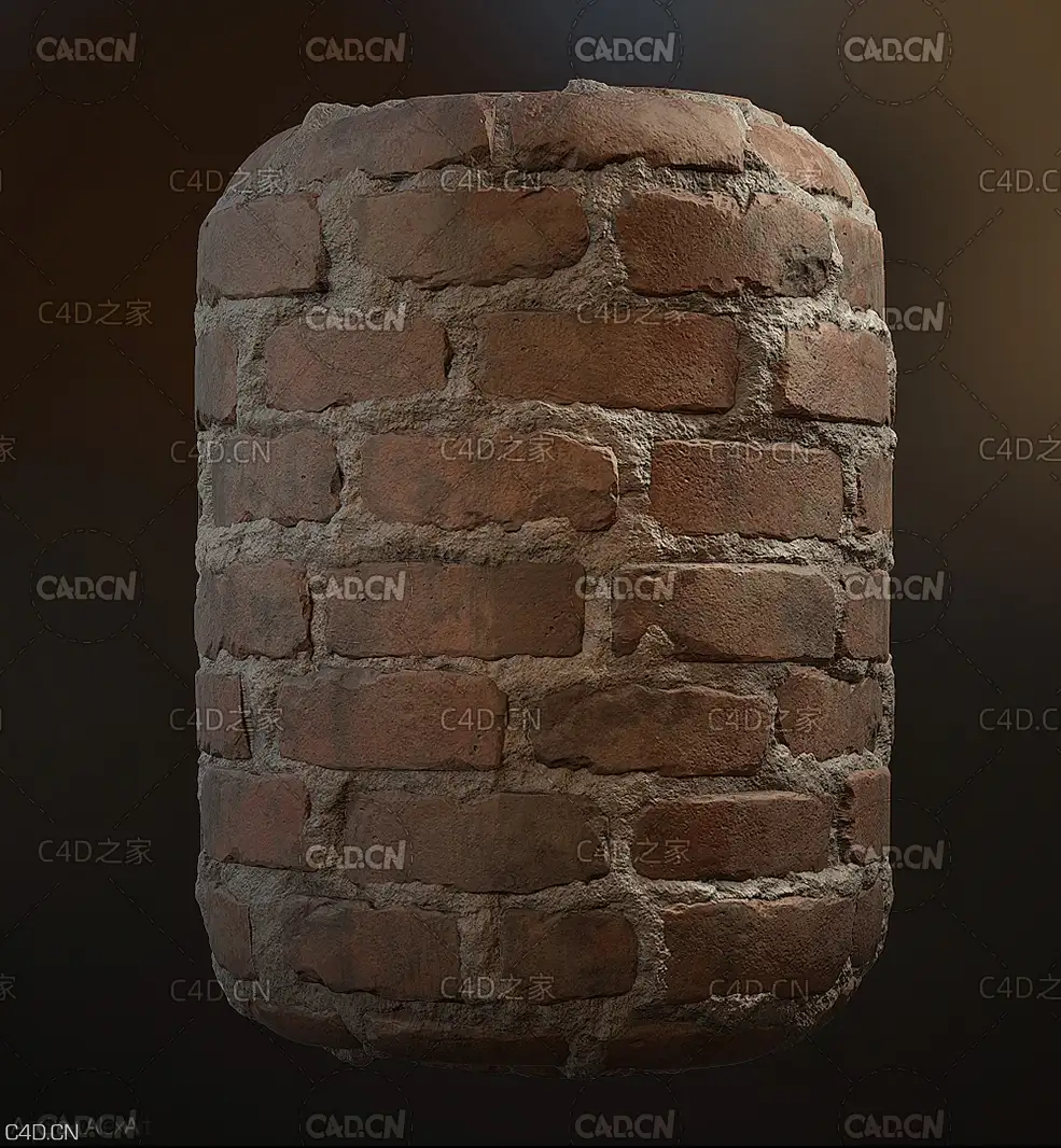 红色砖墙材质贴图素材 Bricks