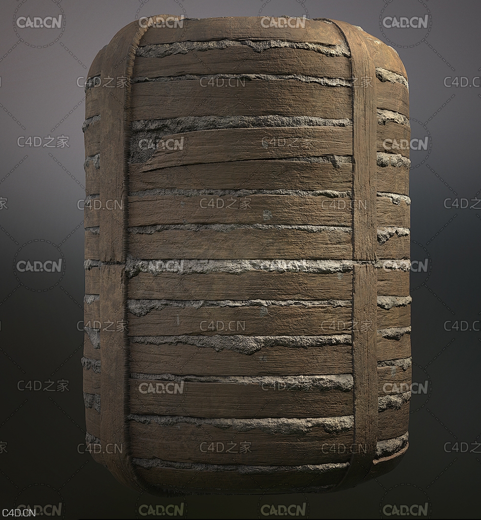 木板混凝土墙贴图素材 Wooden concrete wall