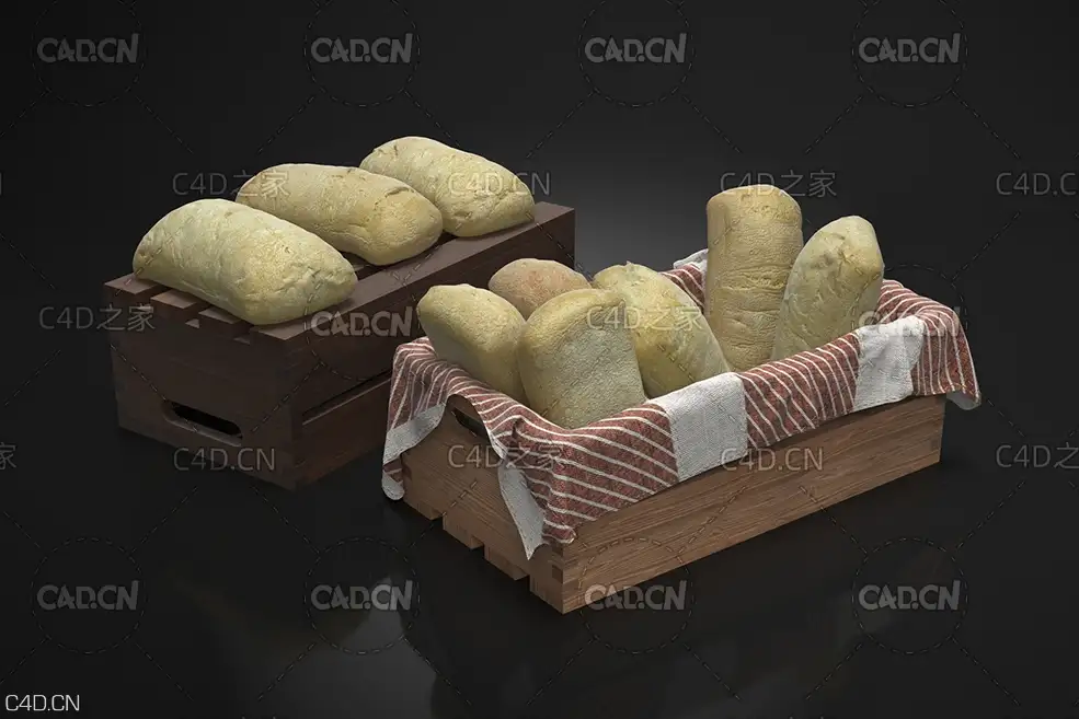 木盒里的面包 Bread - C4D之家 - AM224_009.jpg