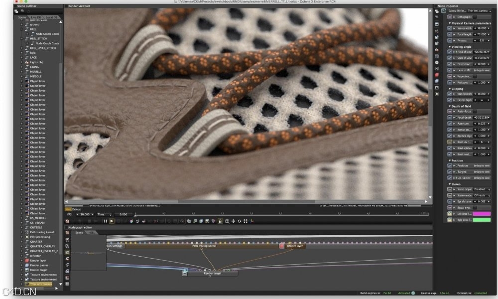 苹果版Octane渲染器发布了！Octane X支持多达400个GPU，适用于macOS Catalina - C4D之家 - O1CN012CjrIB21V0iUGgskr_!!3305106989.jpg