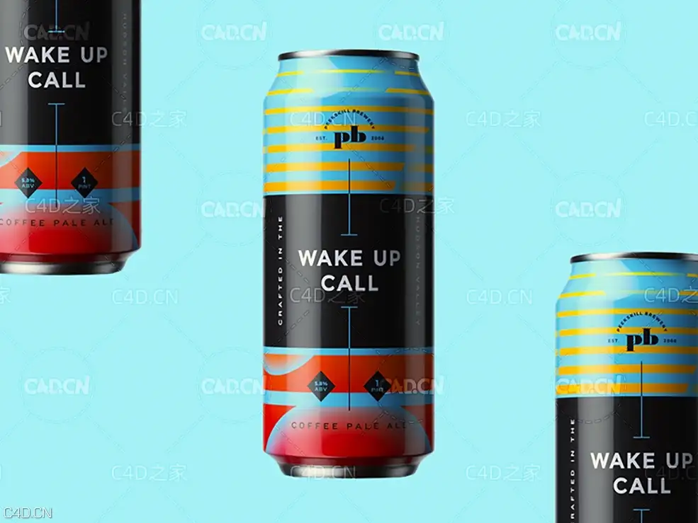 C4D+Redshift创建饮料产品高端渲染教程 Greyscalegorilla – Product Visualization