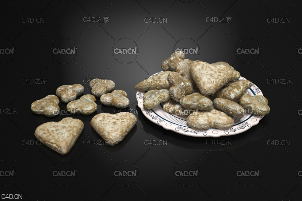 德国姜饼饼干零食 Gingerbreads - C4D之家 - AM224_035.jpg