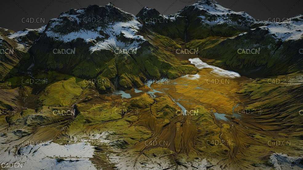 雪山山脉 高山 山峰 大山 Mountains