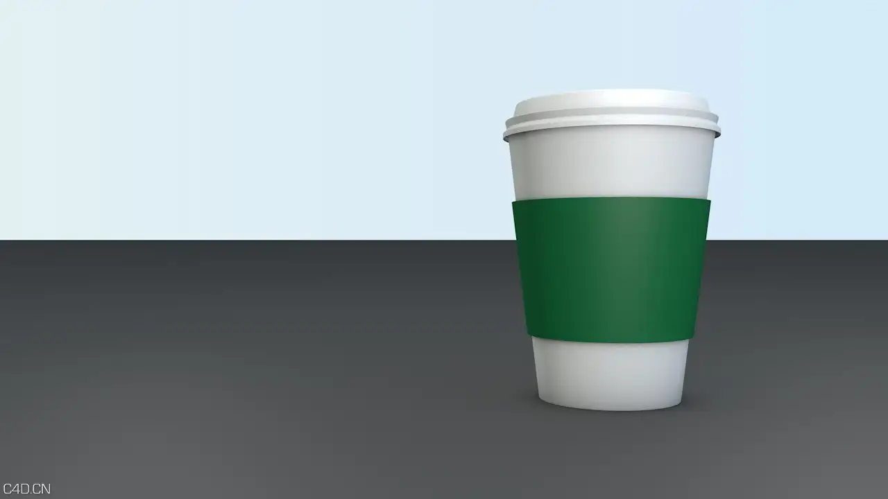 C4D建模练习——咖啡杯 - C4D之家 - 咖啡杯