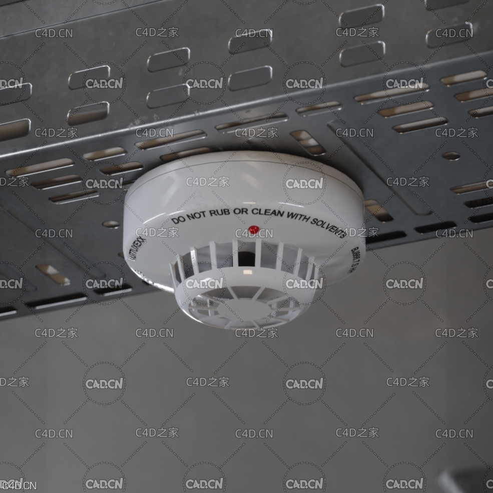 地下车库烟雾报警器 SmokeDetector - C4D之家 - AM218_007.jpg