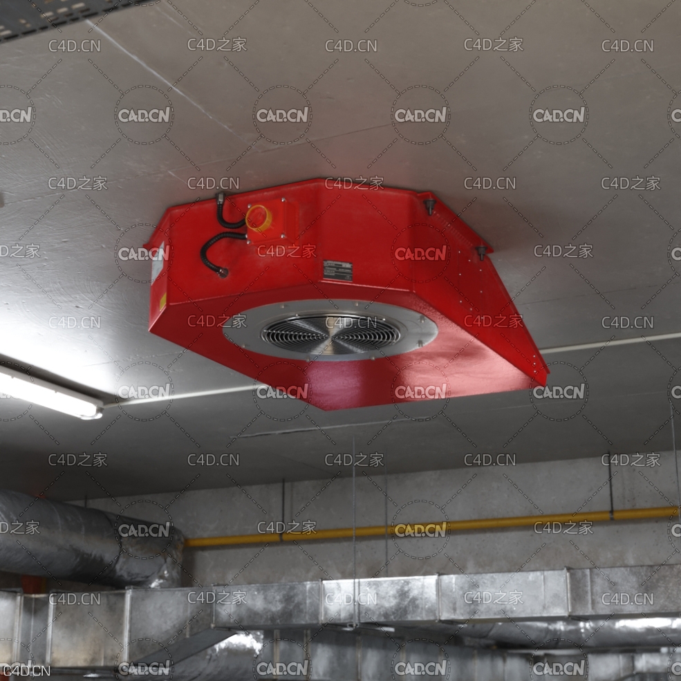地下车库排风设备 Thrust fans - C4D之家 - AM218_009.jpg