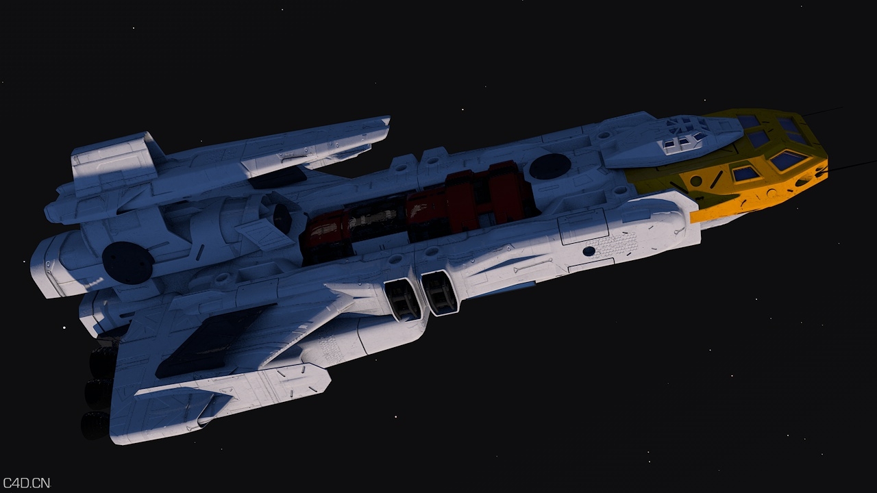星际飞船 - C4D之家 - 飞船渲染2.jpg