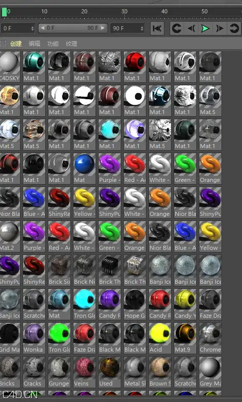 160种纹理材质包 - C4D之家 - 微信截图_20200811150644.png