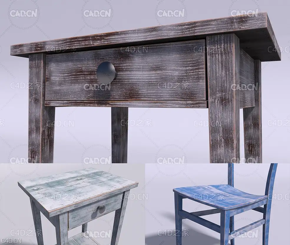 C4D Redshift材质介绍教程 Shabby Chic An introduction To Redshift Materials