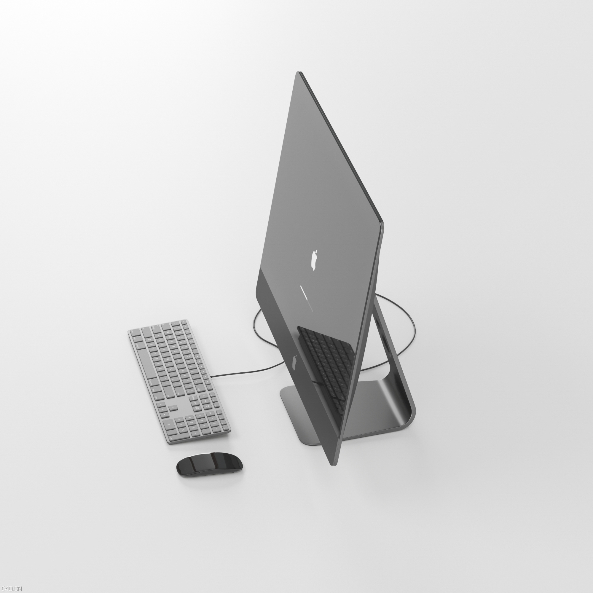 苹果一体机高精度模型 - C4D之家 - Untitled2.jpg