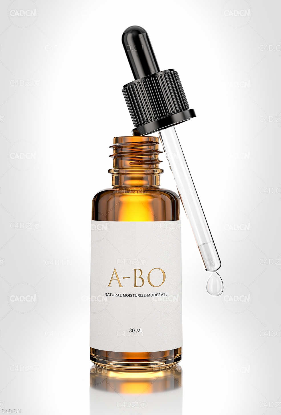 A-BO精油C4D octane化妆品产品渲染模型 - C4D之家 - 化妆品-精油.jpg