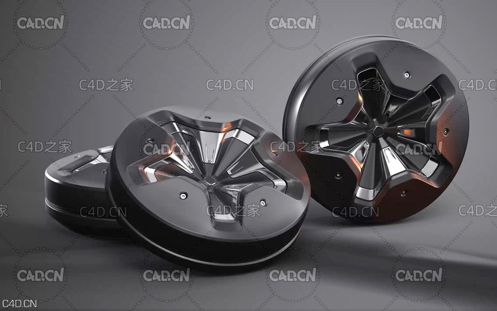 C4D与maya硬表面建模工作流程教程 Hard Surface Modeling