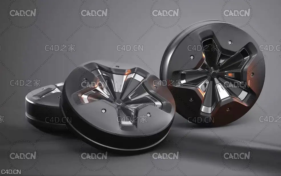 C4D与maya硬表面建模工作流程教程 Hard Surface Modeling