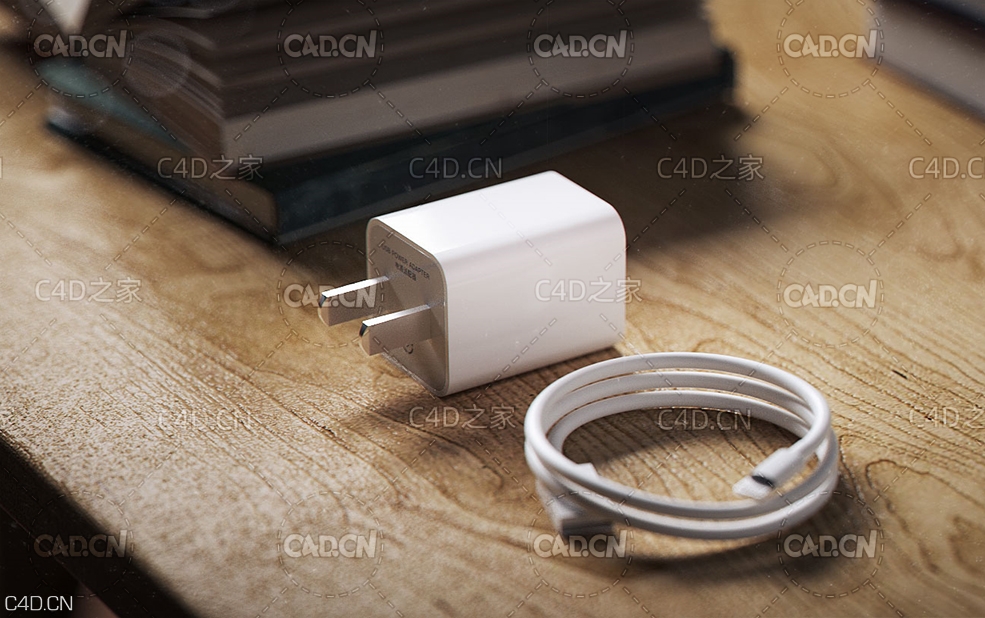 C4D手机充电器数据线建模oc场景渲染教程 - C4D之家 - 2a361319f4ab5b9691e829c56646dca80945ca67.jpg